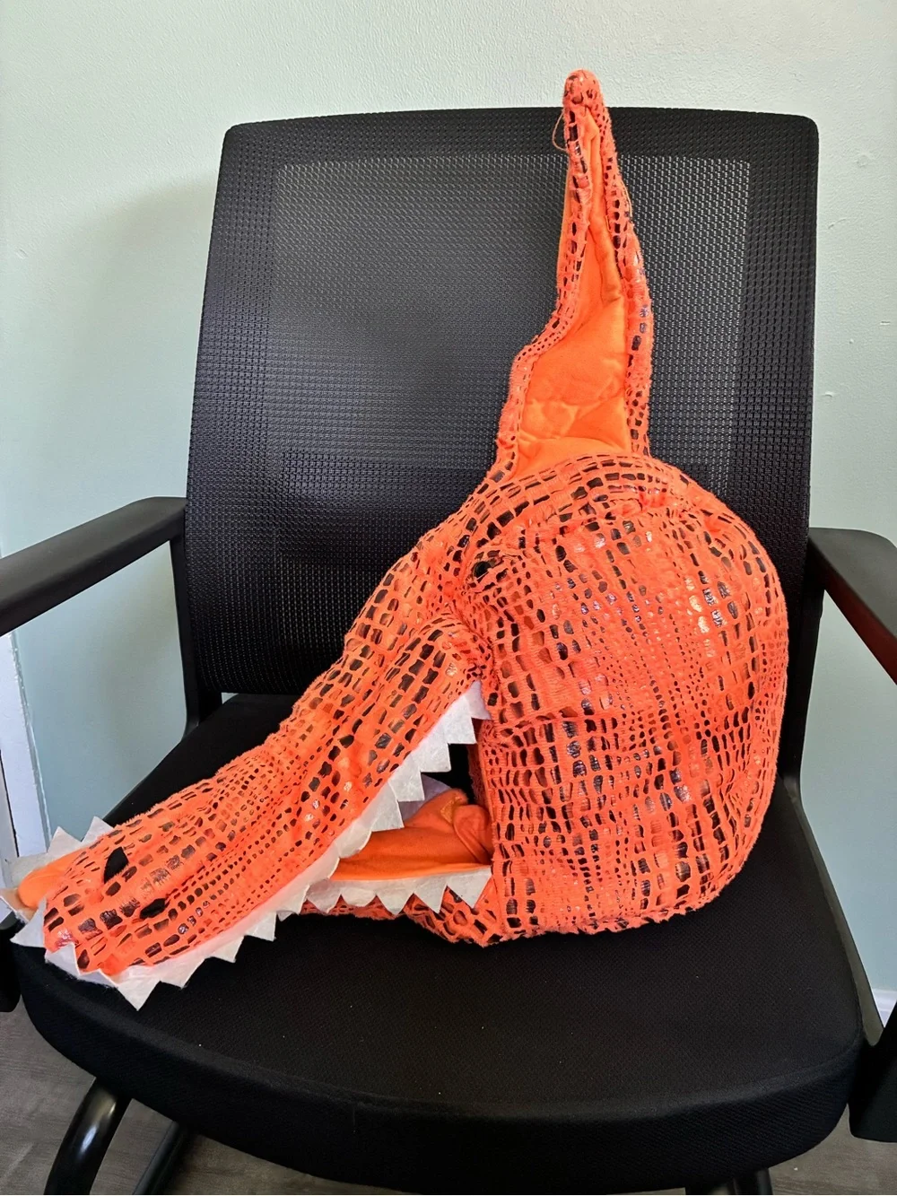 Pottery Barn Kids Orange Pterodactyl Dinosaur Halloween Costume HEAD ONLY - Picture 4 of 7